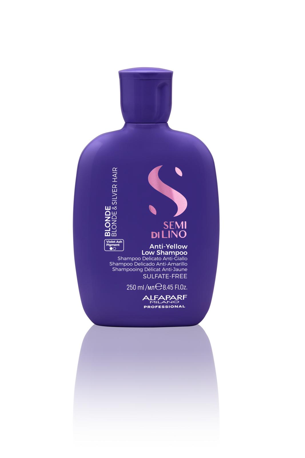 Semi di Lino Blonde Anti-Yellow Low Shampoo 250ml